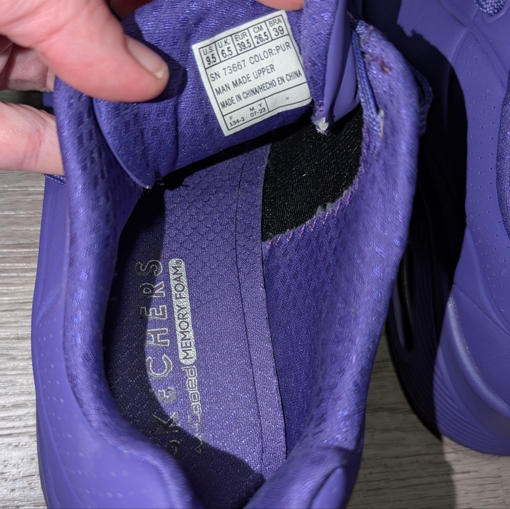 Skechers Purple Sport Shoes - Picture 4 of 7